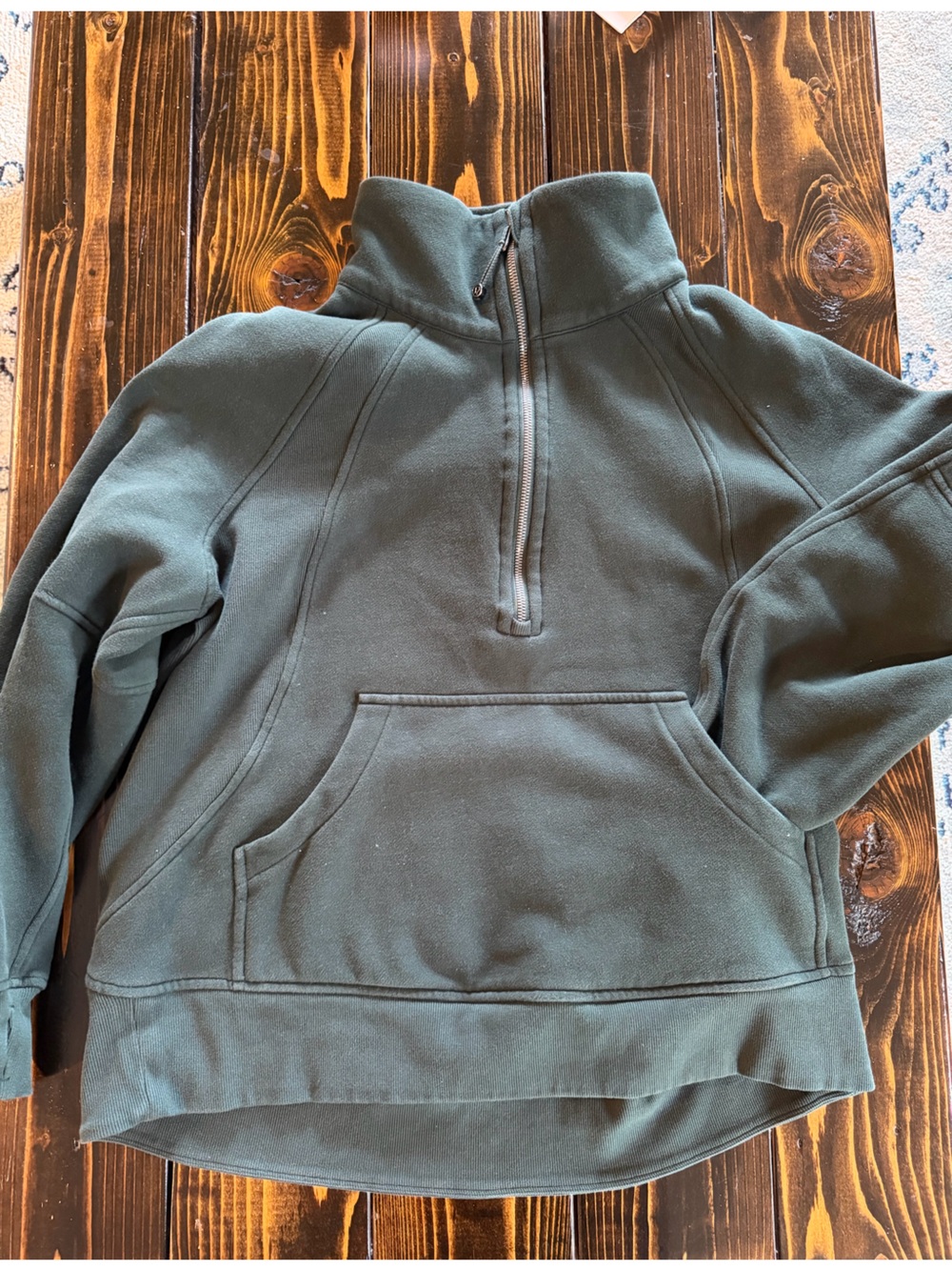 lululemon athletica Forest Green Quarter-Zip Pullover